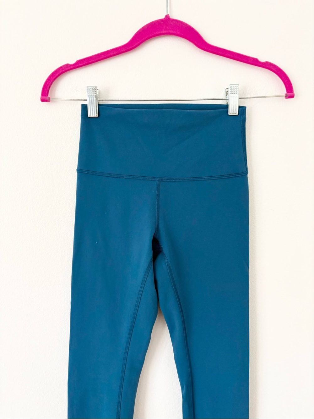Lululemon Blue Capri Wunder Train High Rise Tight Leggings 28 Inch Inseam Size 4 - Picture 7 of 11